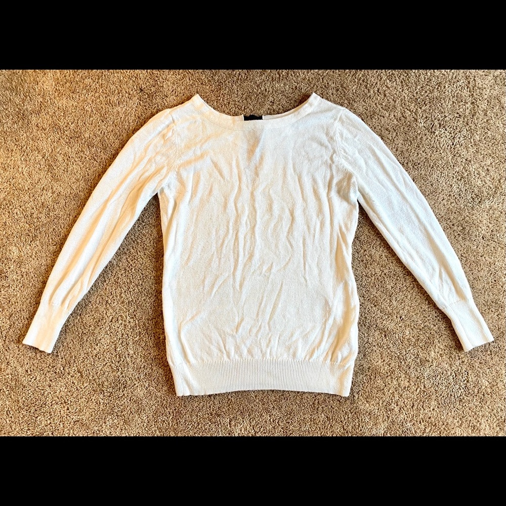 Motherhood Maternity White Sweater size Large
